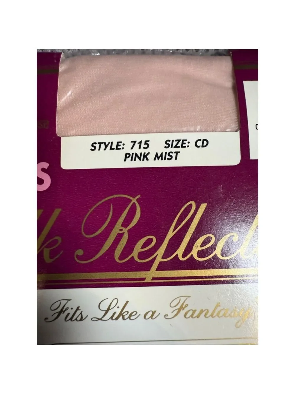 3 Hanes Silk Reflections Sheer Sandalfoot Pantyhose CD Bordeaux Pink Olive